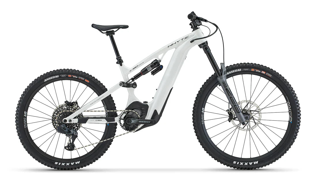 ..WHYTE e-180 Works MX V1 Gloss White TG. M L XL